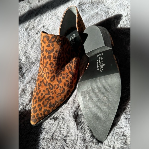 Charles by Charles David Womens Parson Ankle animal Boots heel Brown 8.5M - Picture 2 of 7